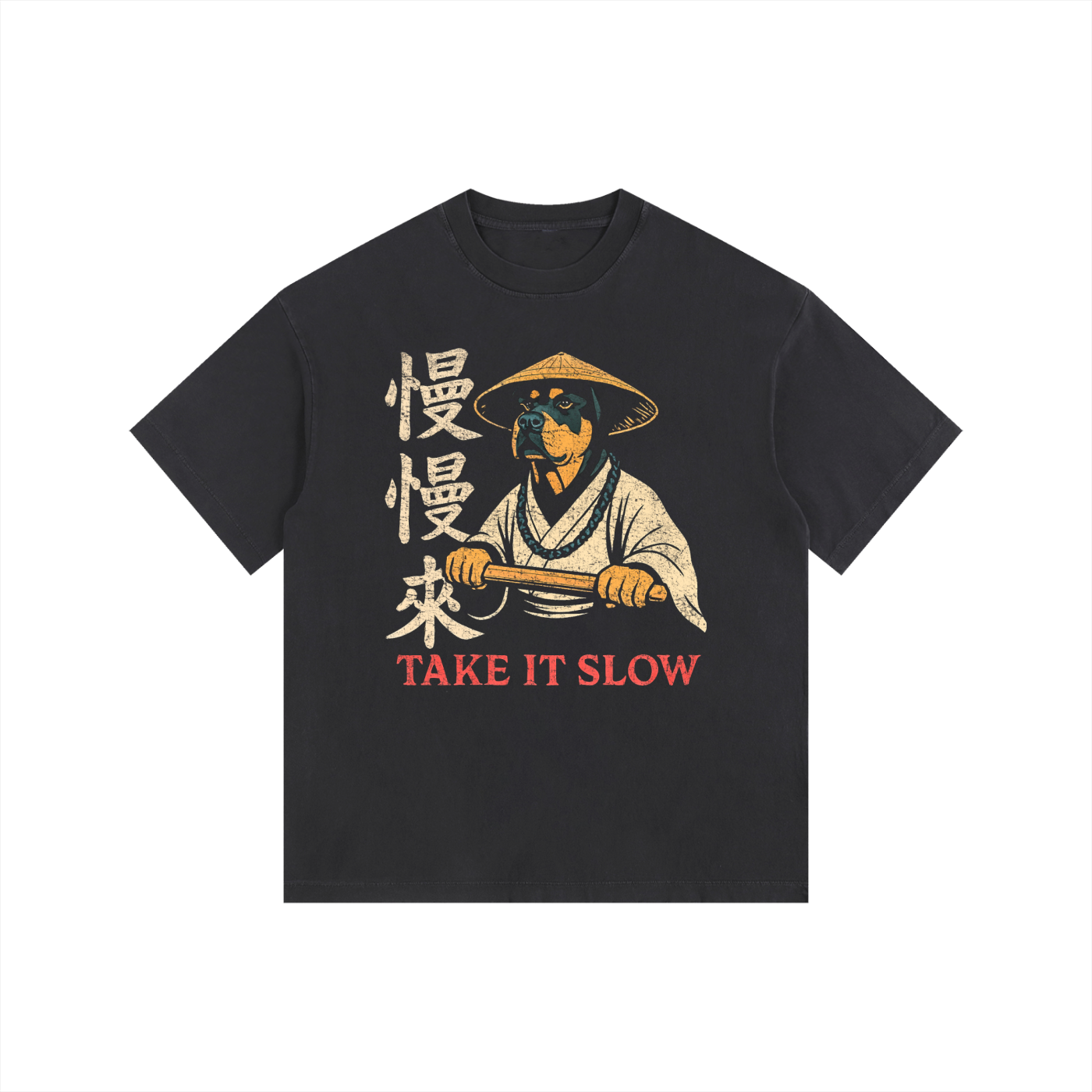 Vintage Washed Oversized Cotton T-Shirt